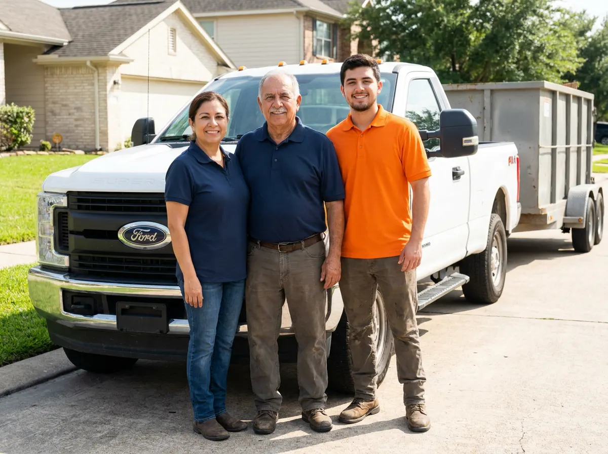 The Big Rig Dumpster Rental team, dumpster rental in Houston, TX