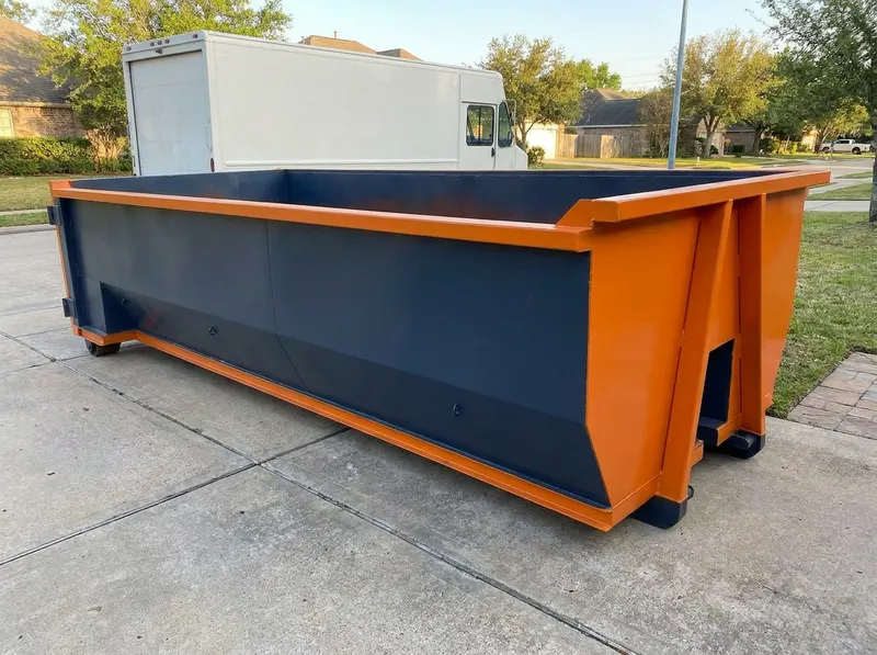 Residential Driveway Dumpster Rental in Houston, TX